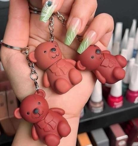 ELITEPRO™ 2 in 1 Keychain Bear Matte Lipstick (Pack of 2, Assorted) - Image 9