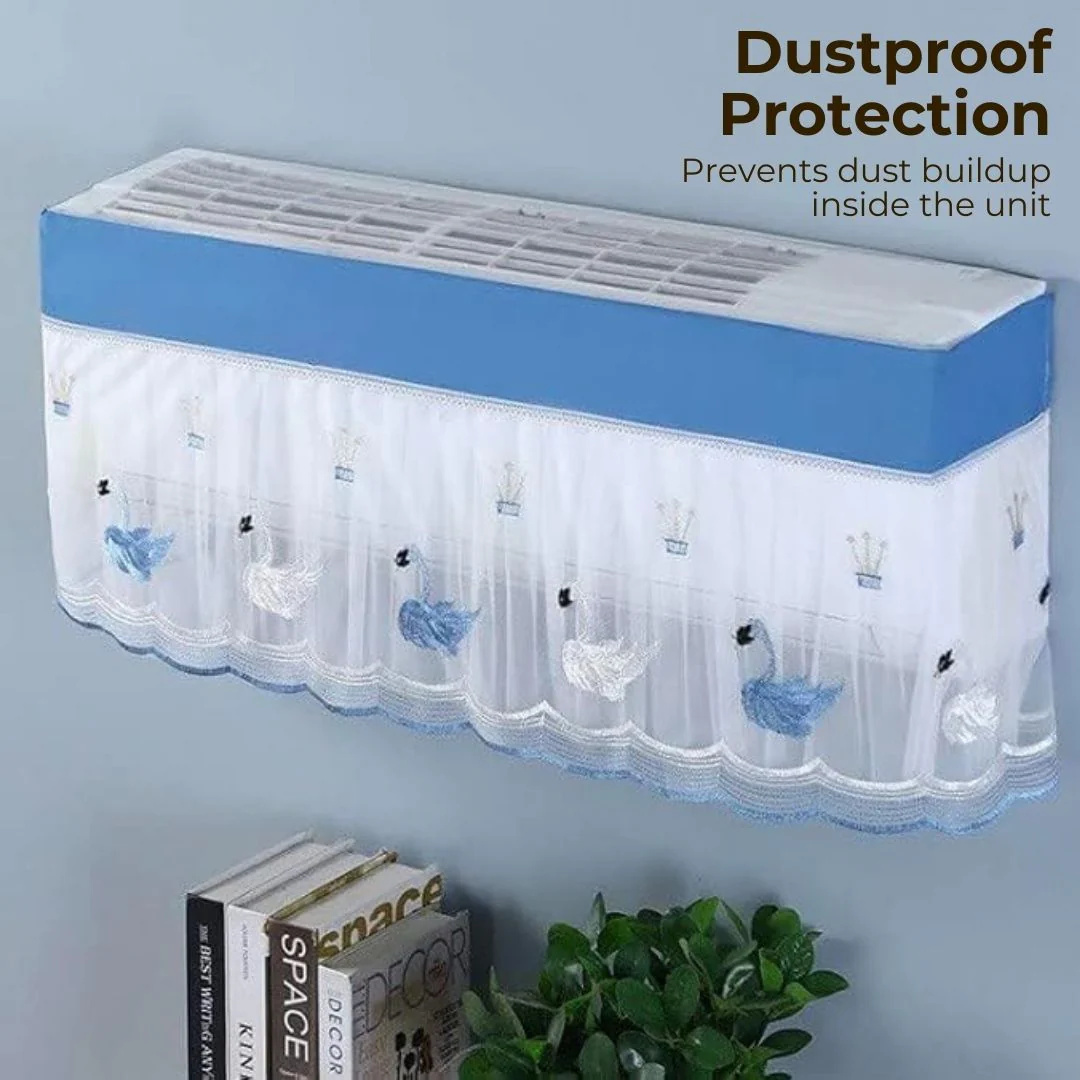 Dust-proof Beautiful AC Cover - Fits all Split AC (FREE Size) - Image 2