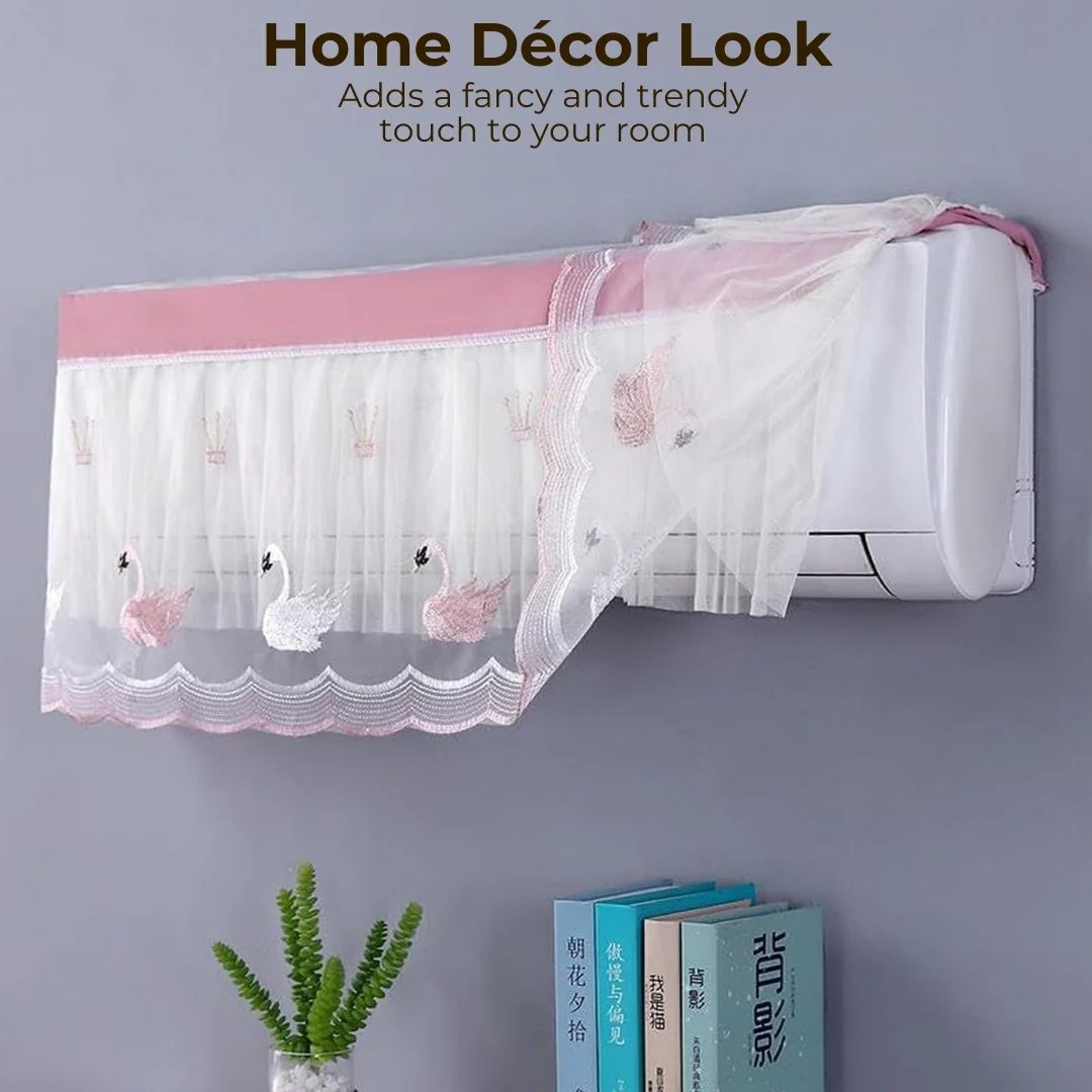 Dust-proof Beautiful AC Cover - Fits all Split AC (FREE Size) - Image 4