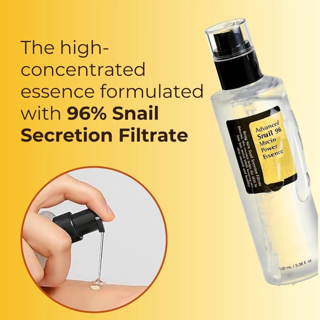 Advance Snail Mucin 96 Hydration Power Essence - Pack Of 2 (100ML each) - Image 2