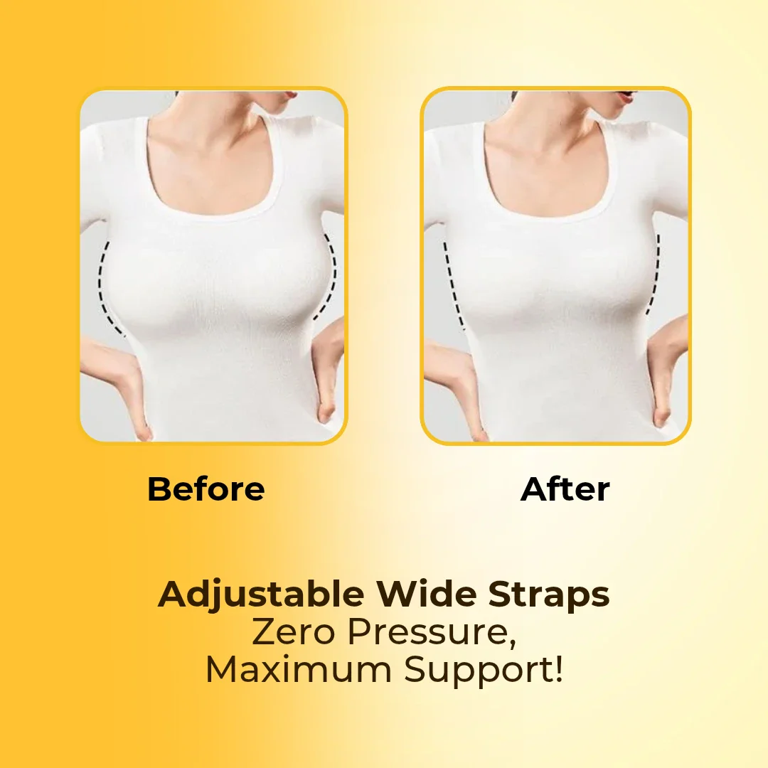 All in One Bra - Seamless, Anti-sagging & Visually Slimming - Pack OF 3 (Black,Grey & Beige Colors) - Image 6