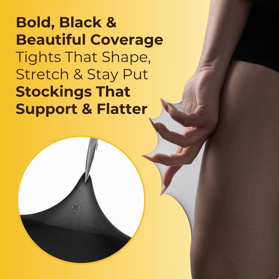 Anti-Scratch Stretchable Stockings - Pack Of 2 - Image 5