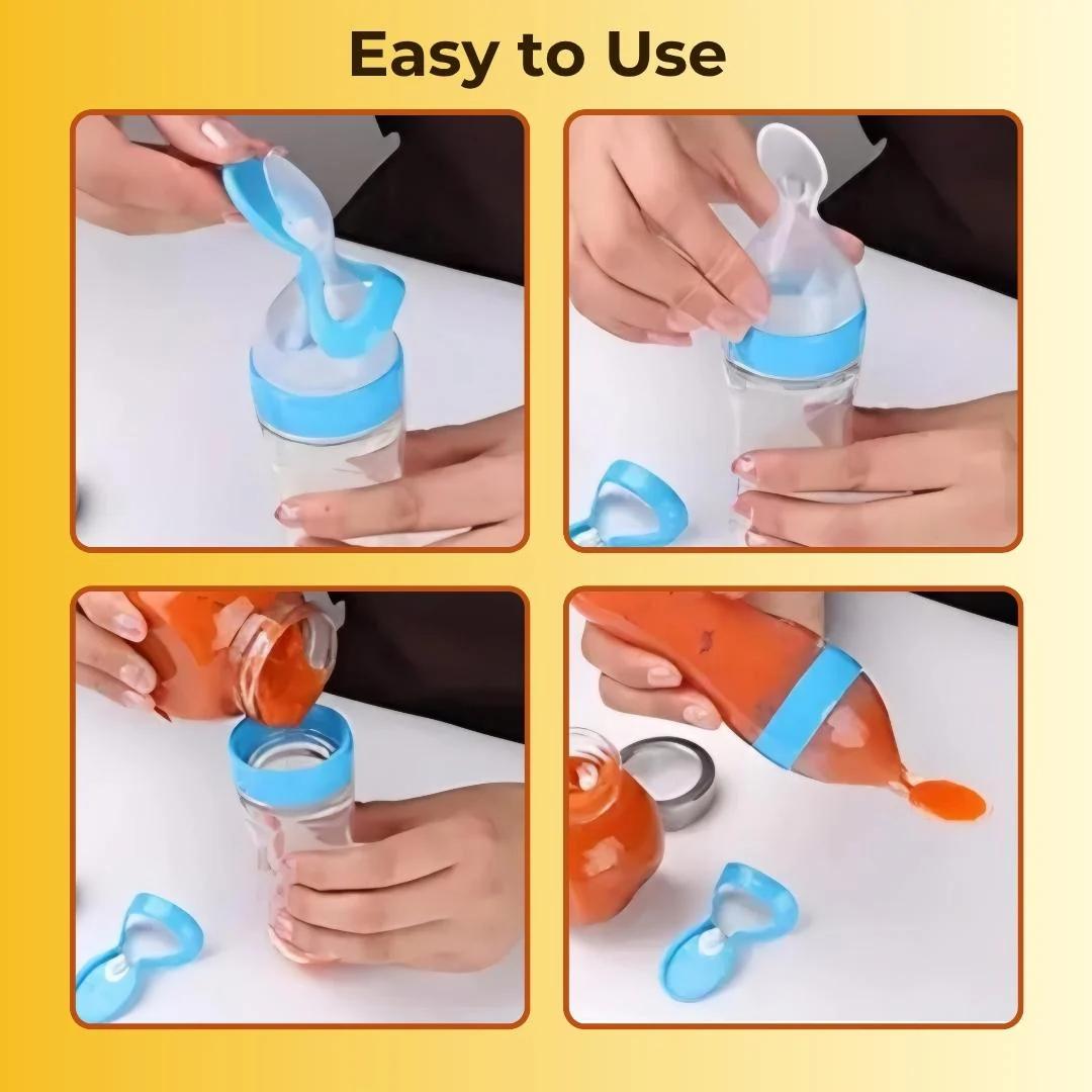 Baby Food Squeeze Feeder Spoon - Pack Of 2 - Image 5