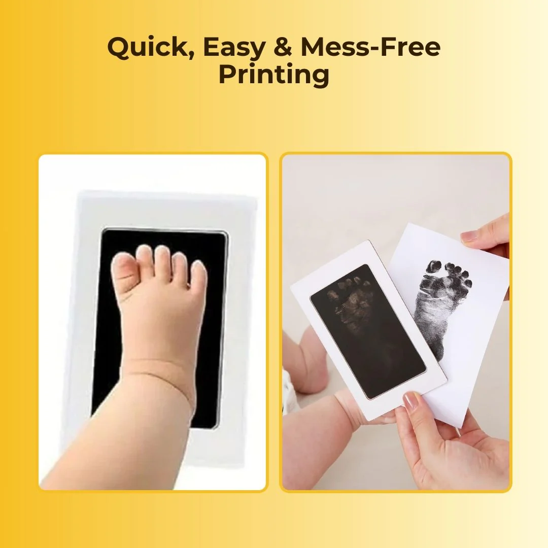 Baby Hand Print And Footprint Kit : Baby Safe and Ink Free - Just Memories - Image 2