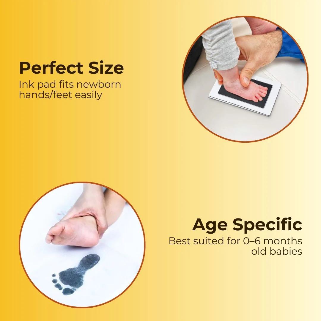 Baby Hand Print And Footprint Kit : Baby Safe and Ink Free - Just Memories - Image 4