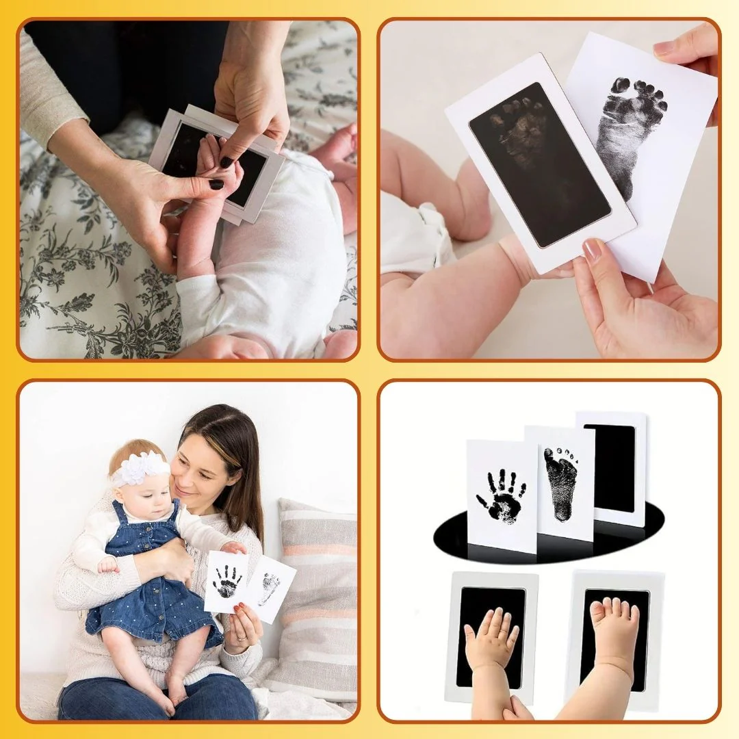 Baby Hand Print And Footprint Kit : Baby Safe and Ink Free - Just Memories - Image 5