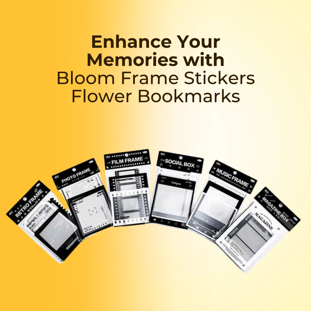Bloom Frame Stickers Flower Bookmarks - Image 6