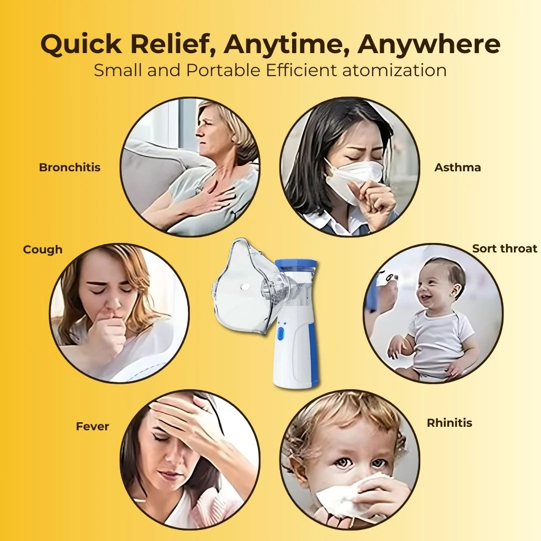 BreatheWell AirPro: The Ultimate Portable Rechargeable Mesh Nebulizer - Image 3