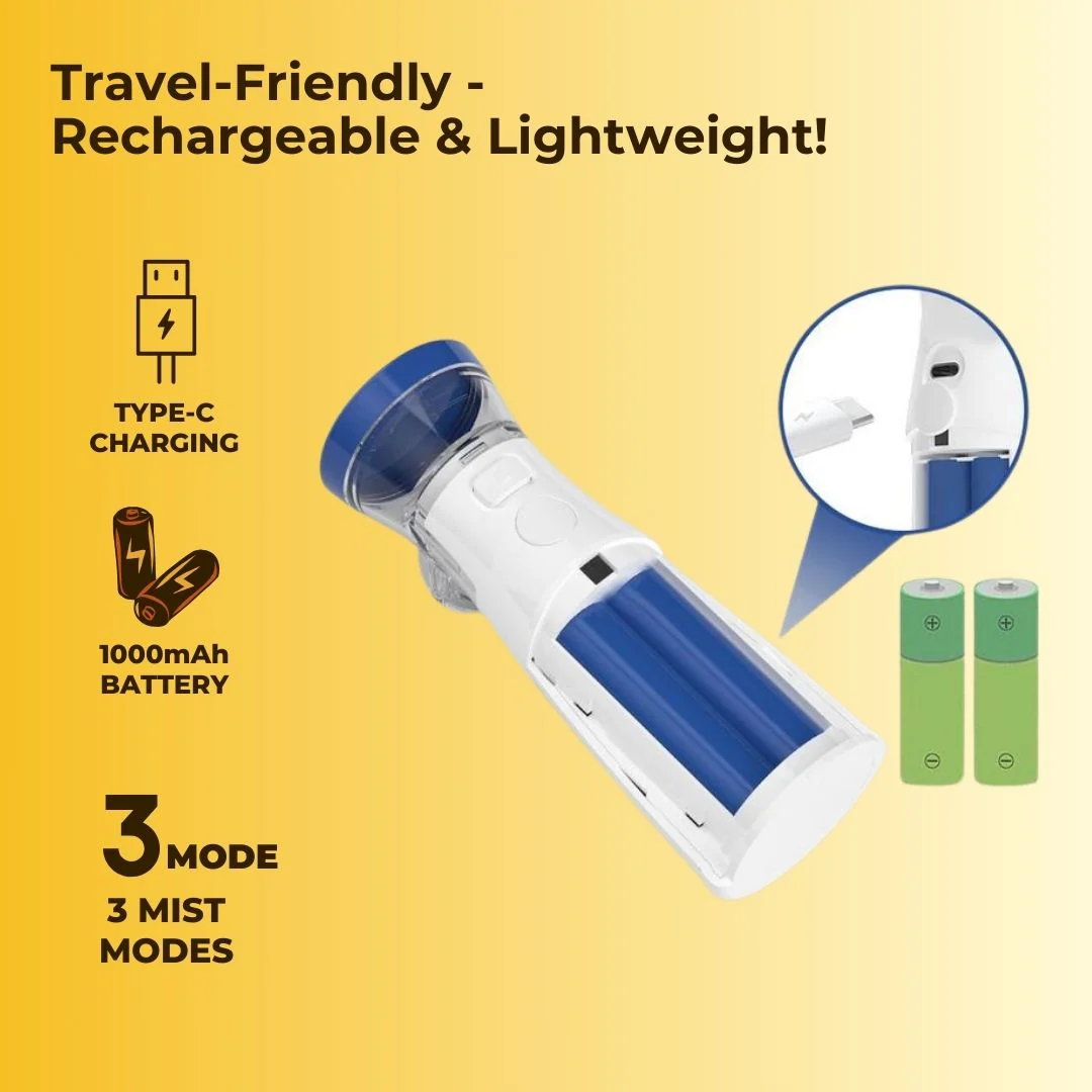 BreatheWell AirPro: The Ultimate Portable Rechargeable Mesh Nebulizer - Image 6