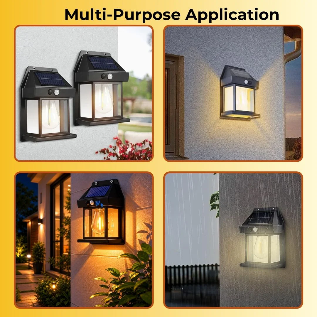 Elite Solar Wall Motion Sensor Light with 3 Lighting Modes and IP65 Waterproof - Image 5