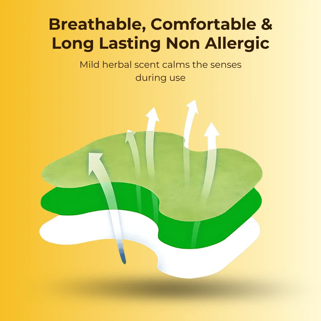 Certified Herbal Knee Pain Relieving Patches With FREE Herbal Joint Knee Oil - Image 6