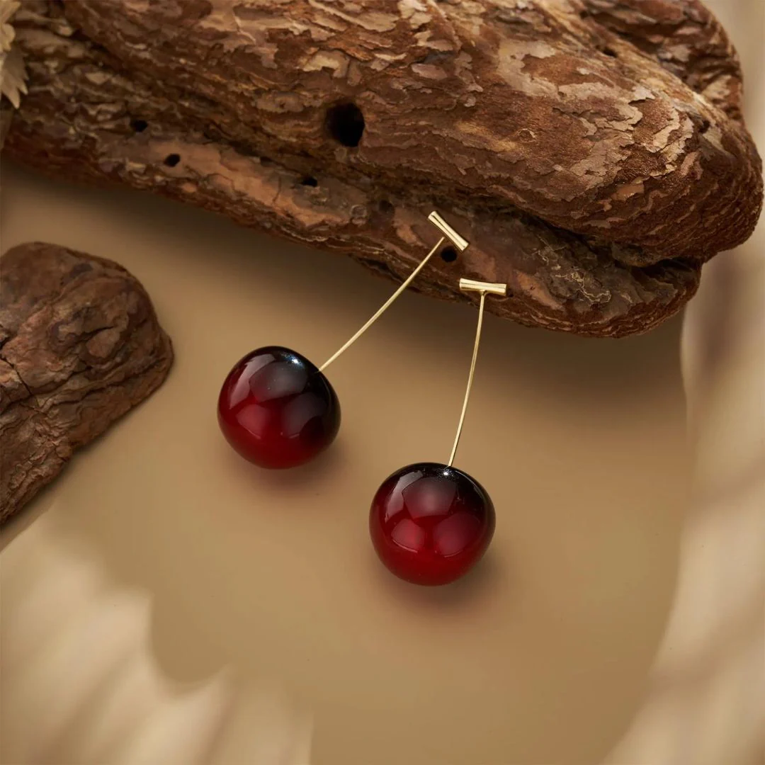 Imported Cherry Earrings