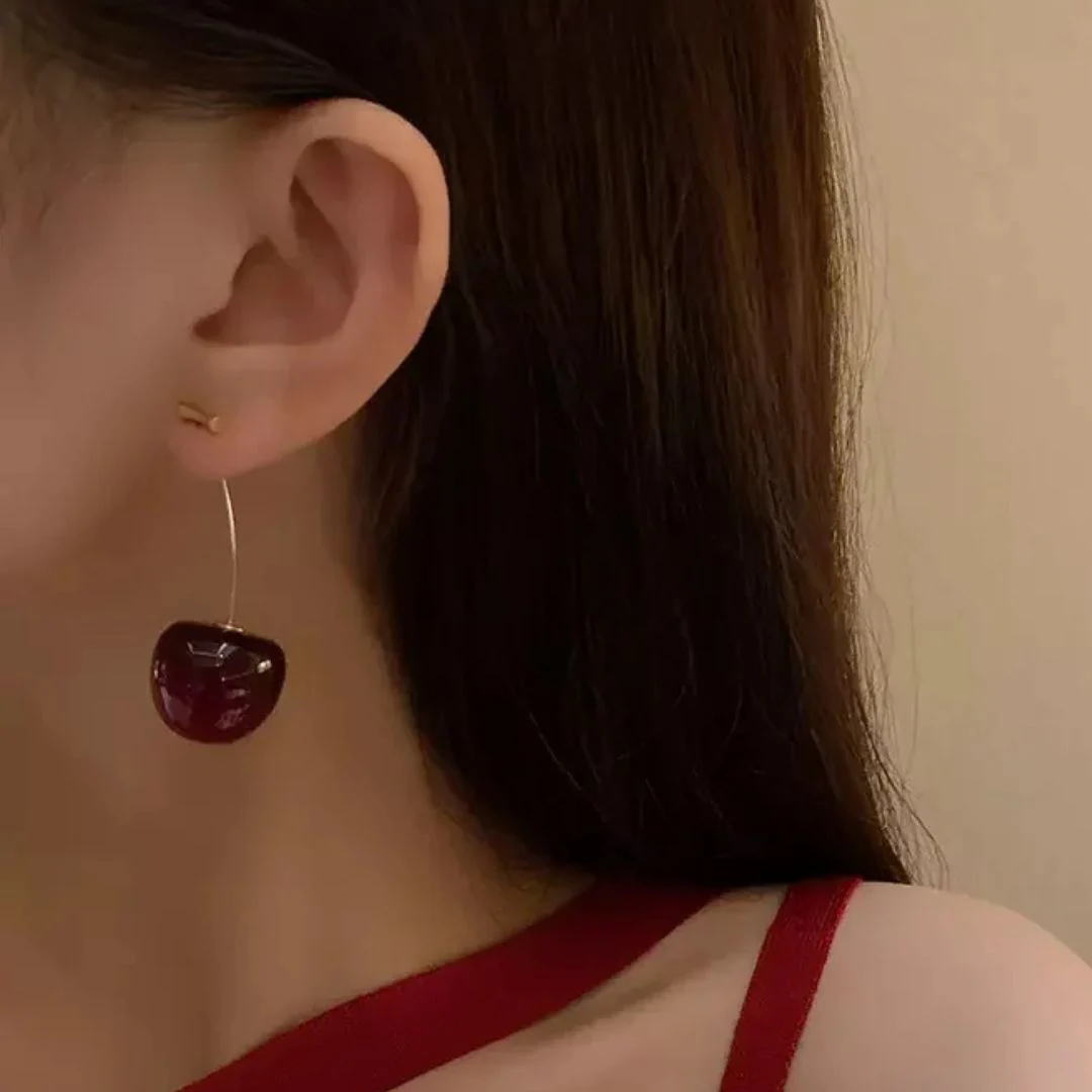Imported Cherry Earrings - Image 2