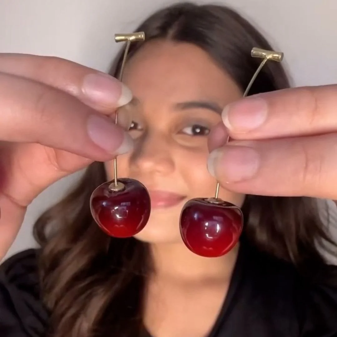 Imported Cherry Earrings - Image 4