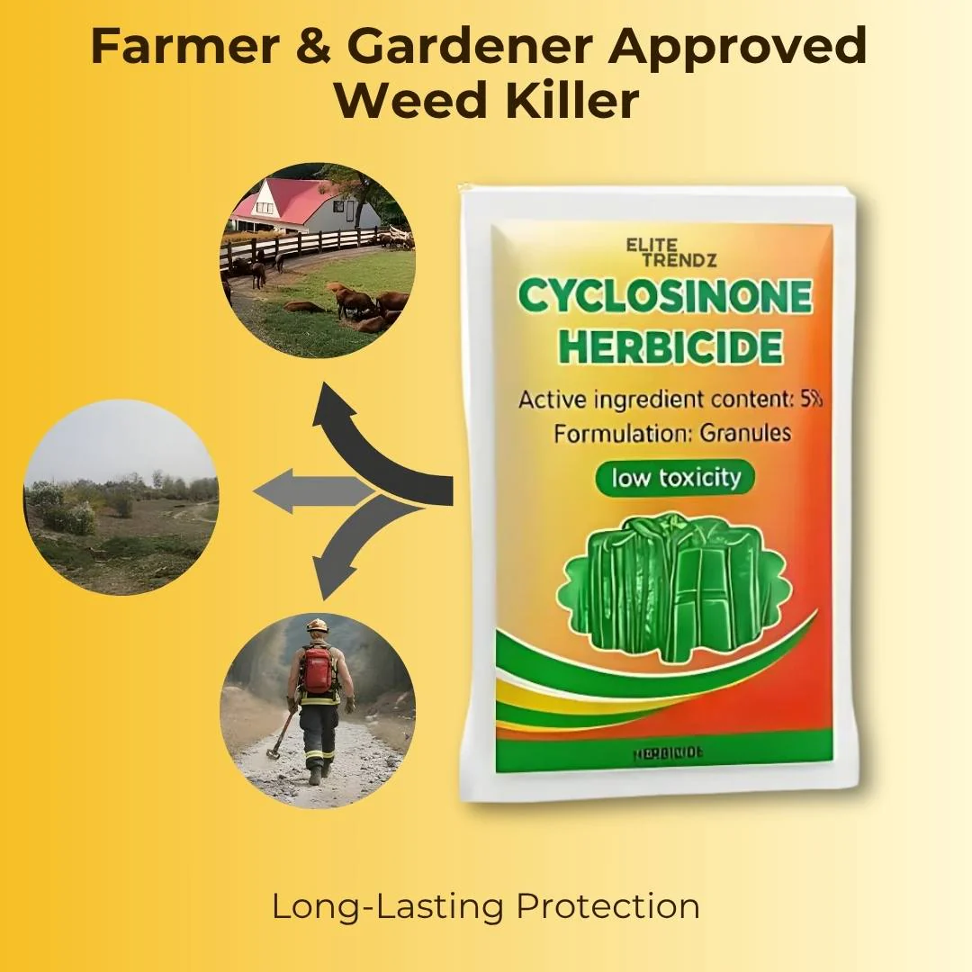 Cyclosinone Herbicide Granules - Pack of 2 (250 gms each)- Certified & Tested ✅  | 5% Active Formula | Safe Weed Control for Lawns, Gardens & Farmlands - Image 3