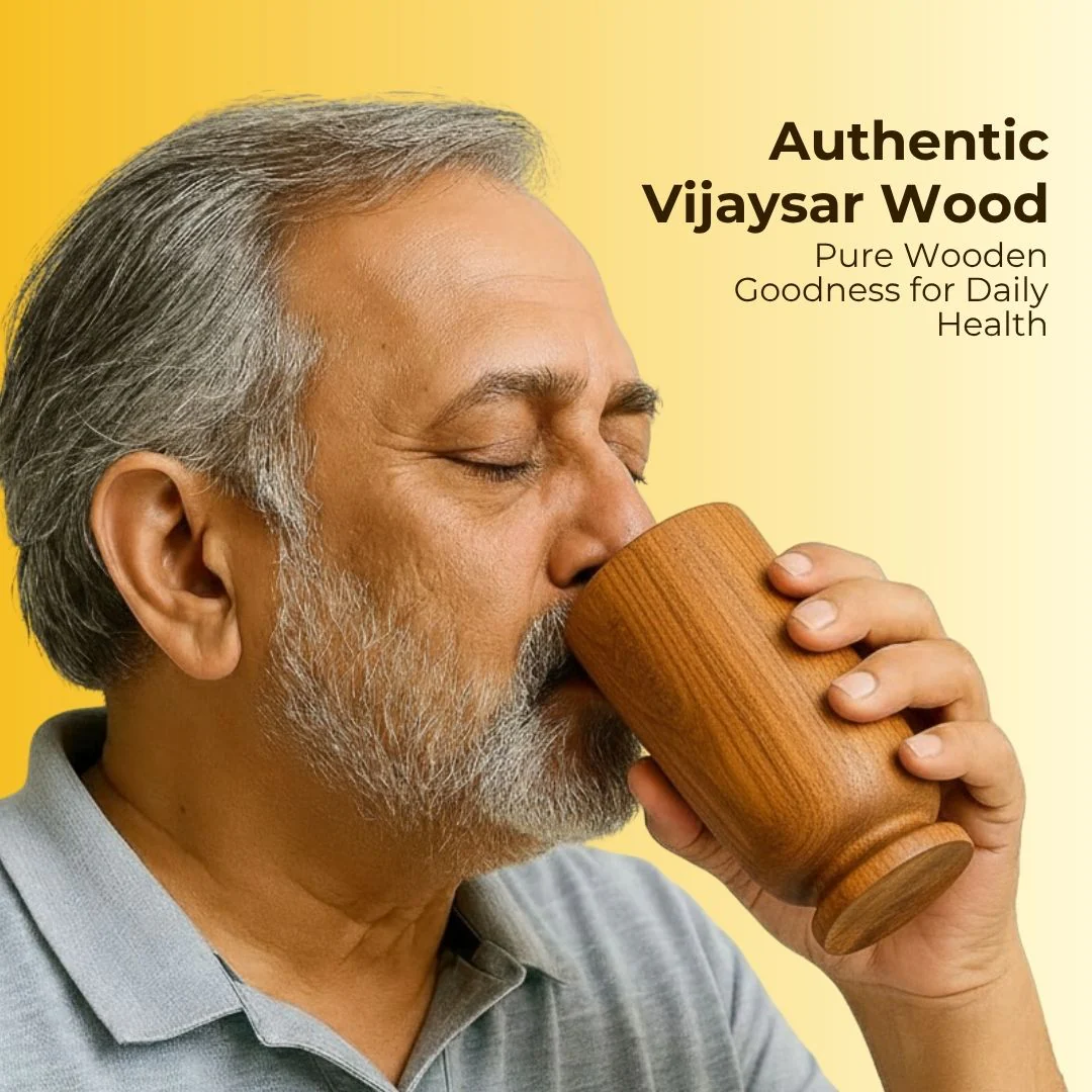 Healthy Body in 30 Days Wooden Water Glass Made With Ancient Herbal Techniques - Image 4