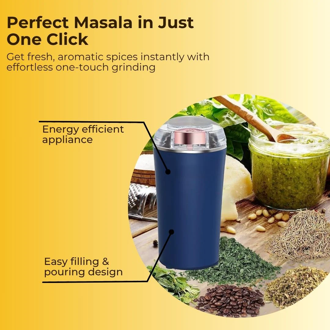 Portable Mini Electric Grinder With FREE 35+ Recipe Cook book - Image 2