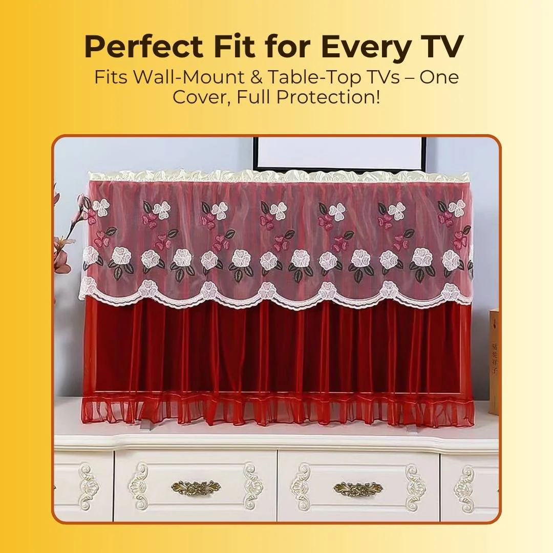 Dustproof Beautiful TV Cover - Image 6