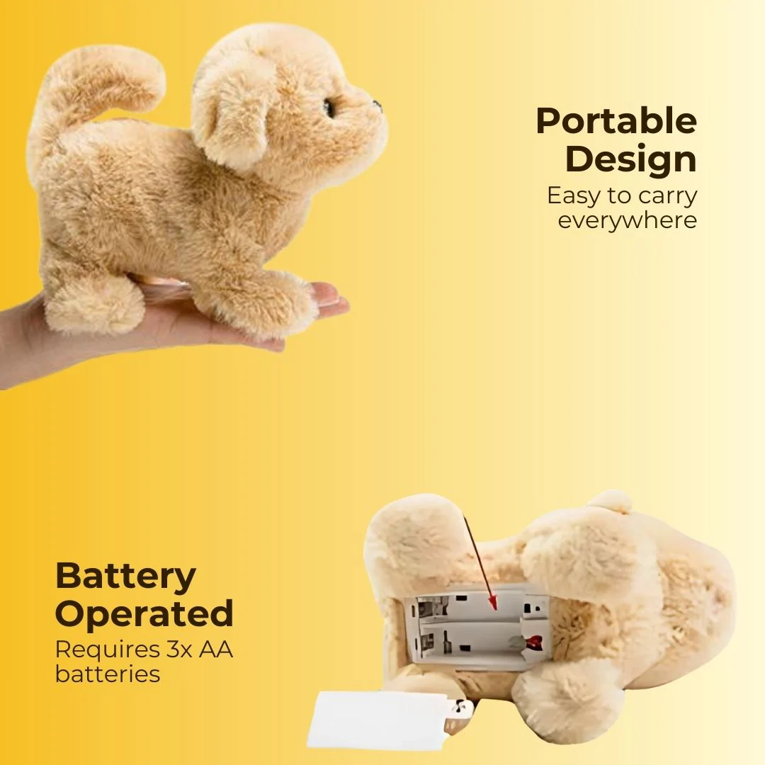 Interactive Plush Puppy Toy - Image 2