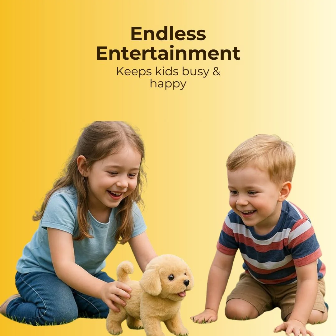 Interactive Plush Puppy Toy - Image 3