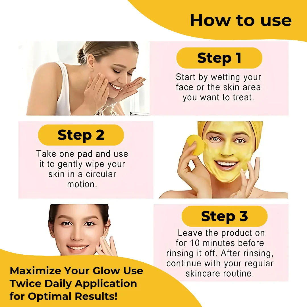 Elite Beauty Turmeric Kojic Acid Pads - Image 6