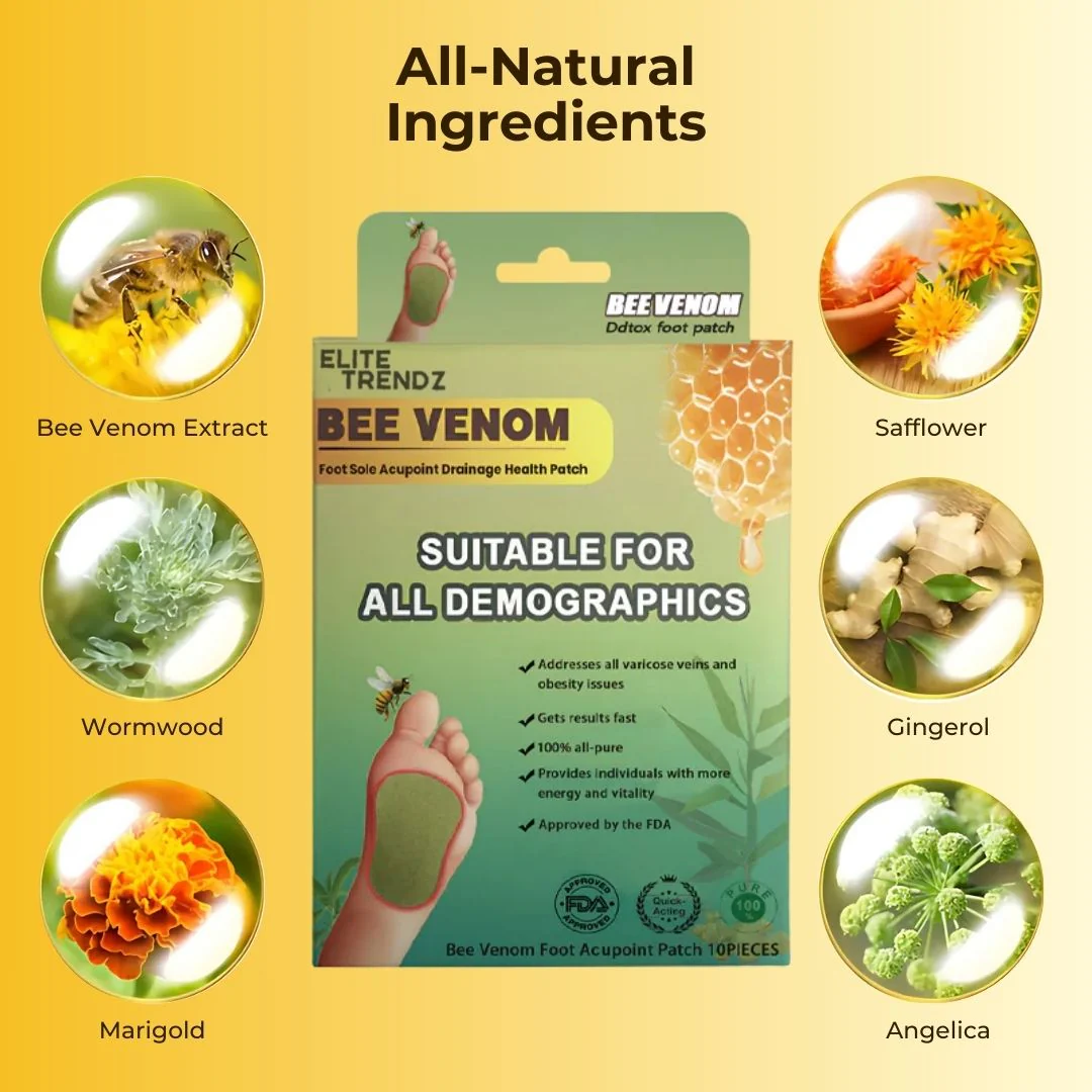 Elite Complete Body Detox Foot Patches: Get Rid Of All Toxins And Disease Causing Bacteria From Body (Buy 10 Pair Get 10 Pair Free) - Image 2