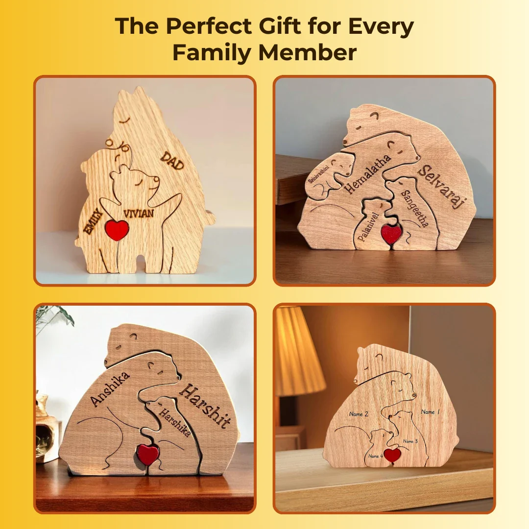 Elite Family Clan- Customized Wooden Puzzle For Family - Image 15