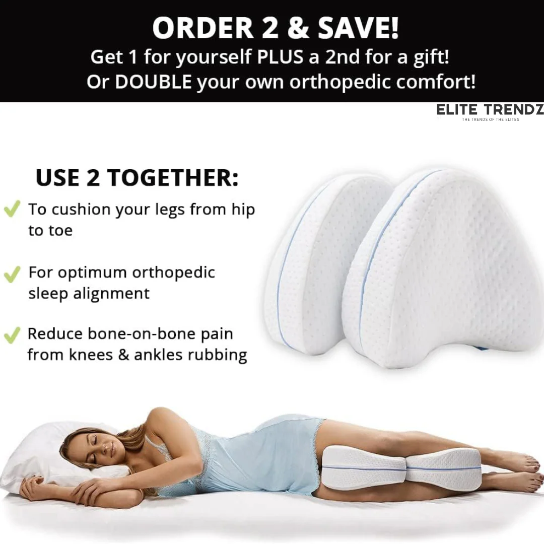 Elite Memory Foam Leg Cushion For Knee Pain Relief - Image 6