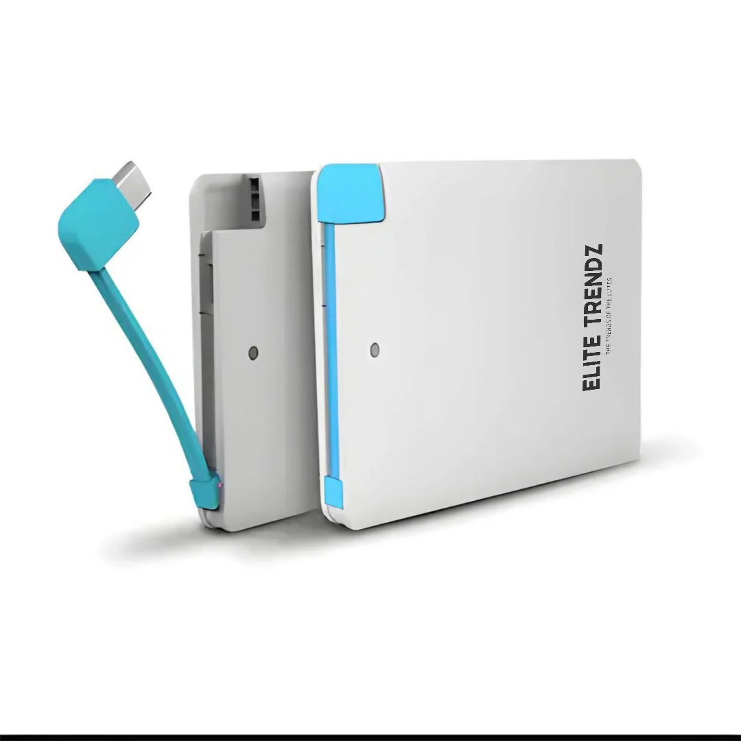 Slimmest Portable Pocket Size 4000 MAH Charge Bank with Type C, Micro USB and Iphone slots - 1 Year Warranty - Image 2