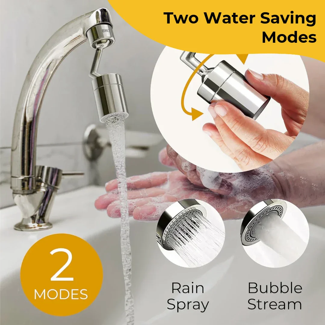 ELITEPRO™ 720 Rotating Faucet/Tap Extender - For all Size of Taps - Image 3
