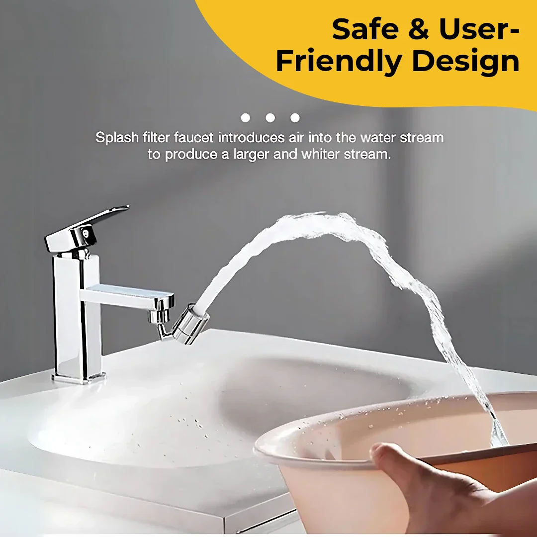 ELITEPRO™ 720 Rotating Faucet/Tap Extender - For all Size of Taps - Image 7