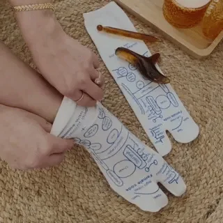 ELITEPRO™ ACUPRESSURE REFLEXOLOGY SOCKS WITH MASSAGE STICK- Body Pain Relief Socks with Trigger Point Massage Tool (Approved by Indian Medical Society)