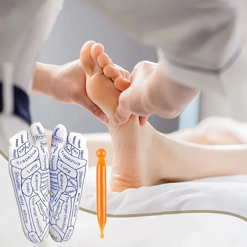 ELITEPRO™ ACUPRESSURE REFLEXOLOGY SOCKS WITH MASSAGE STICK- Body Pain Relief Socks with Trigger Point Massage Tool (Approved by Indian Medical Society) - Image 11
