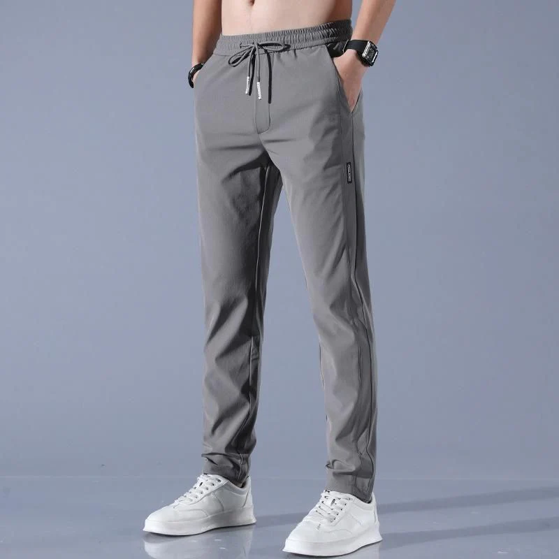 ELITEPRO™ COMBO OF 2 REGULAR FIT WATERPROOF LYCRA TRACK PANT WITH TWO SIDE POCKETS (BLACK & GREY) - WHOLESALE RATE - Image 4