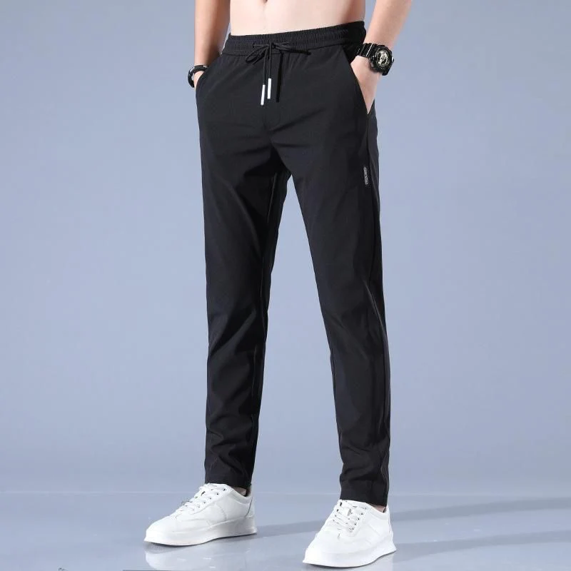 ELITEPRO™ COMBO OF 2 REGULAR FIT WATERPROOF LYCRA TRACK PANT WITH TWO SIDE POCKETS (BLACK & GREY) - WHOLESALE RATE - Image 5