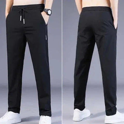 ELITEPRO™ COMBO OF 2 REGULAR FIT WATERPROOF LYCRA TRACK PANT WITH TWO SIDE POCKETS (BLACK & GREY) - WHOLESALE RATE - Image 6