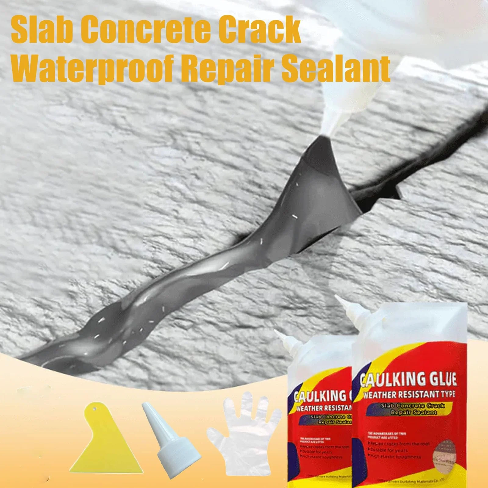 ELITEPRO™ Concrete Shield Crack Repair Sealant- Crack-Free Concrete - Pack Of 2 - Image 3