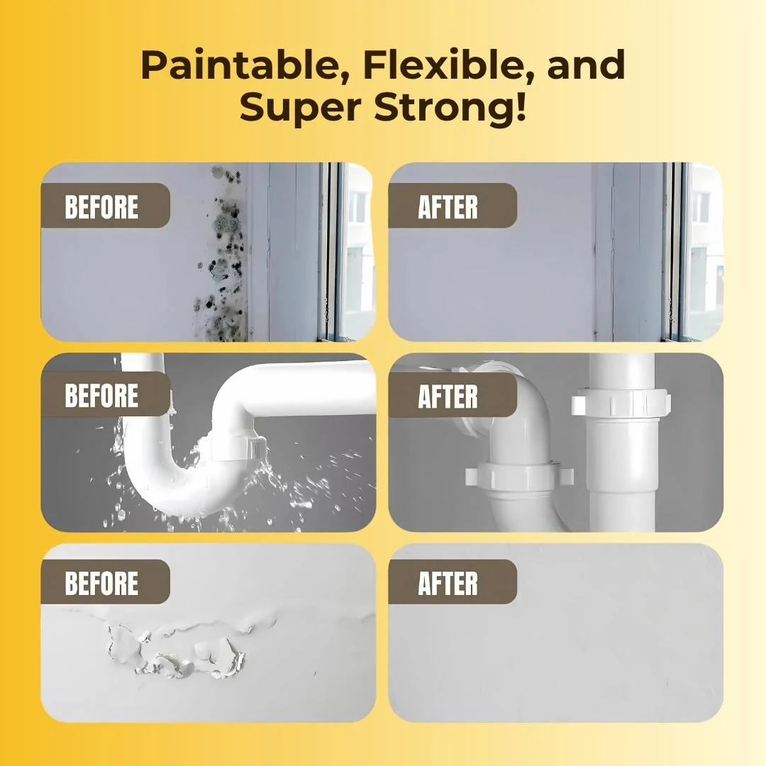 Waterproofing Concrete Shield Crack Repair Sealant - WITH FREE BRUSH (300 gms) - Image 4