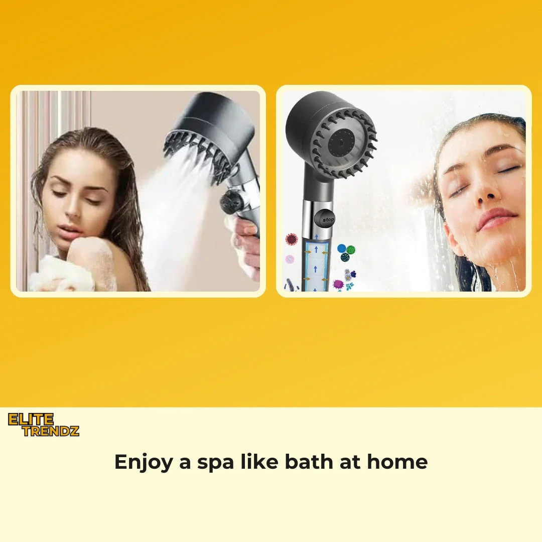 ELITEPRO™ Purify Disruptive Three Spray Modes Shower Head: Remove Water Impurities For Better Hair, Health & Skin- FITS INTO ALL SHOWERS - Image 2