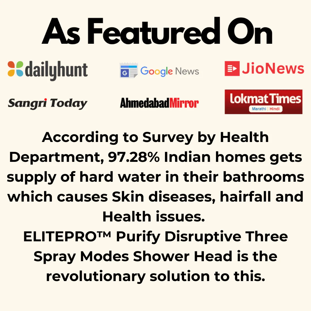 ELITEPRO™ Purify Disruptive Three Spray Modes Shower Head: Remove Water Impurities For Better Hair, Health & Skin- FITS INTO ALL SHOWERS - Image 7