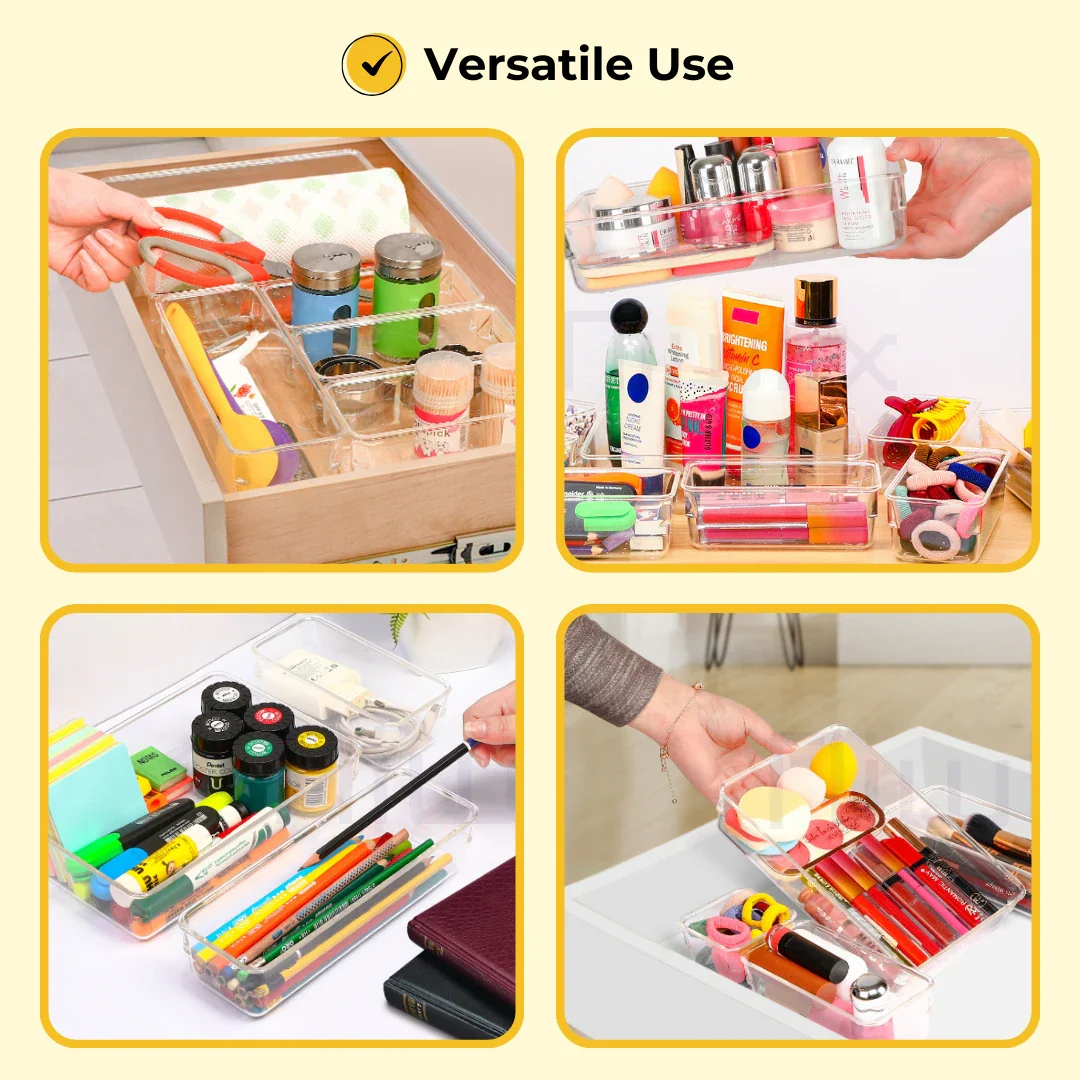 ELITEPRO™ Clear Drawer Organizer Tray Set - Image 6