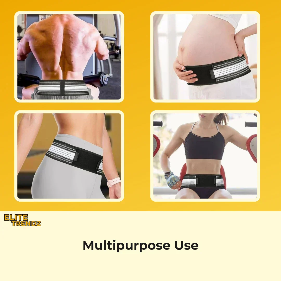 ELITEPRO™ Flexi Pain Relief Back Belt - Relieves Lower Back Pain, Sciatica pain, Improves Posture, Improves Sleep : Medically Approved ✅ - Image 2