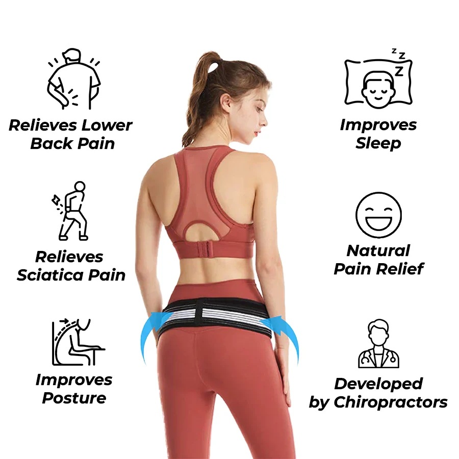 ELITEPRO™ Flexi Pain Relief Back Belt - Relieves Lower Back Pain, Sciatica pain, Improves Posture, Improves Sleep : Medically Approved ✅ - Image 3