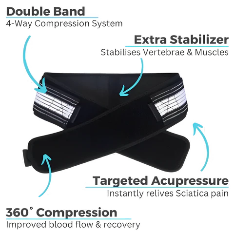ELITEPRO™ Flexi Pain Relief Back Belt - Relieves Lower Back Pain, Sciatica pain, Improves Posture, Improves Sleep : Medically Approved ✅ - Image 9