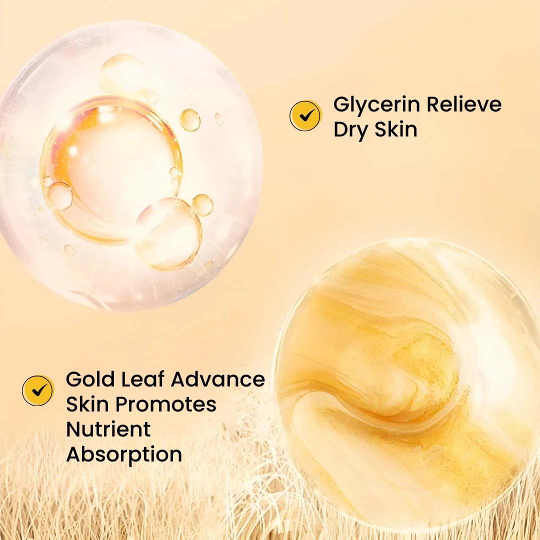 ELITEPRO™ Gold Peel off Mask - Anti-Wrinkle, 98.4% Gold, Anti-Aging, Moisturizing, Removes Blackheads, Reduces Fine Lines, Cleans Pores - Image 3
