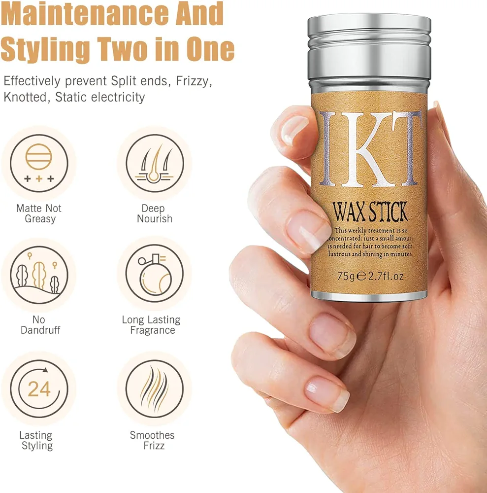 ELITEPRO™ HAIR WAX STICK : Styling Frizz Fixed Fluffy Hair For Children Men and Women Styling Wax Edge Control - Image 2