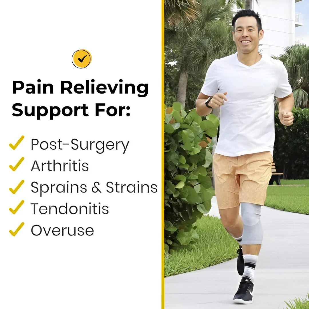 ELITEPRO™ Instant Pain Relief Bamboo Compression Knee Sleeves - Image 2