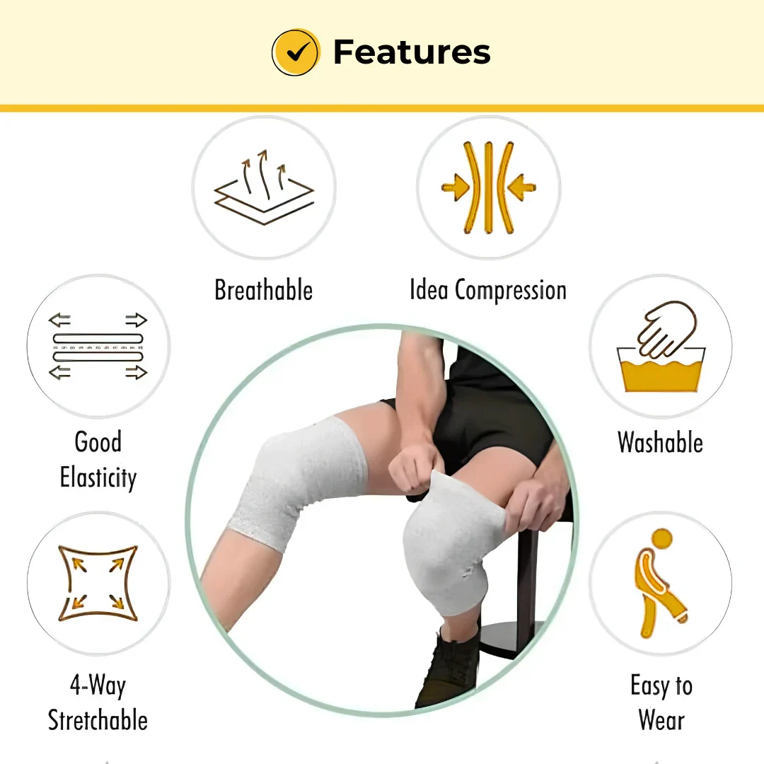 ELITEPRO™ Instant Pain Relief Bamboo Compression Knee Sleeves - Image 9
