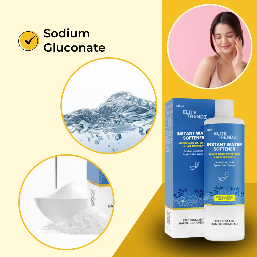 ELITEPRO™ Instant Water Softener (Pack Of 2), Makes Your Water Hair & Skin Friendly | Reduces Hair Fall & Skin Itching | Disables Hardness & Maintains pH Level | Non Toxic and 100% Safe | 200 ml - Image 2