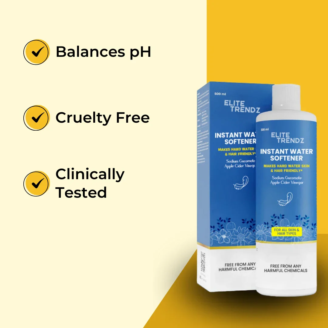 ELITEPRO™ Instant Water Softener (Pack Of 2), Makes Your Water Hair & Skin Friendly | Reduces Hair Fall & Skin Itching | Disables Hardness & Maintains pH Level | Non Toxic and 100% Safe | 200 ml - Image 3